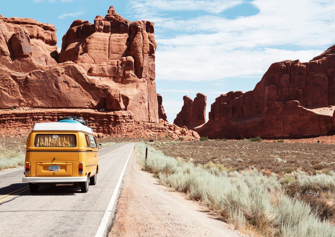 Desert road trip